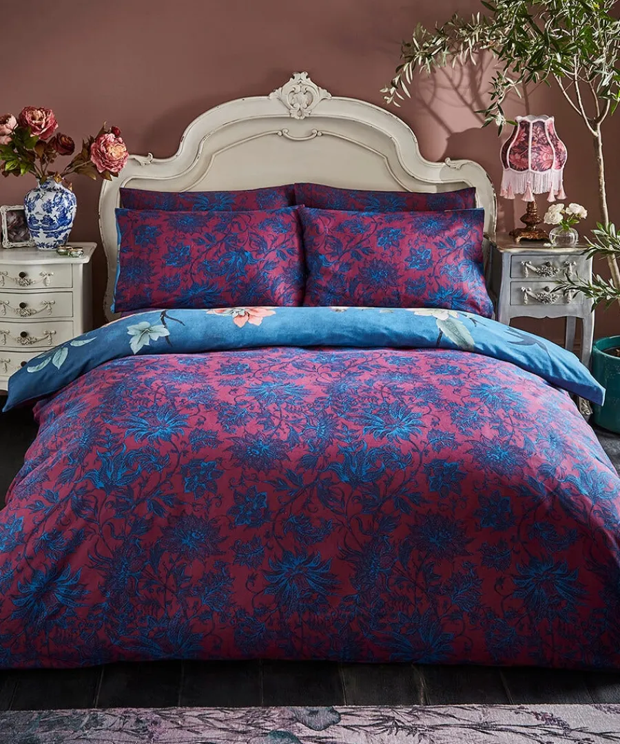 cherished_chinoiserie_rev_2-1.webp New Joe Browns Cherished Chinoiserie Reversible Duvet Set Blue