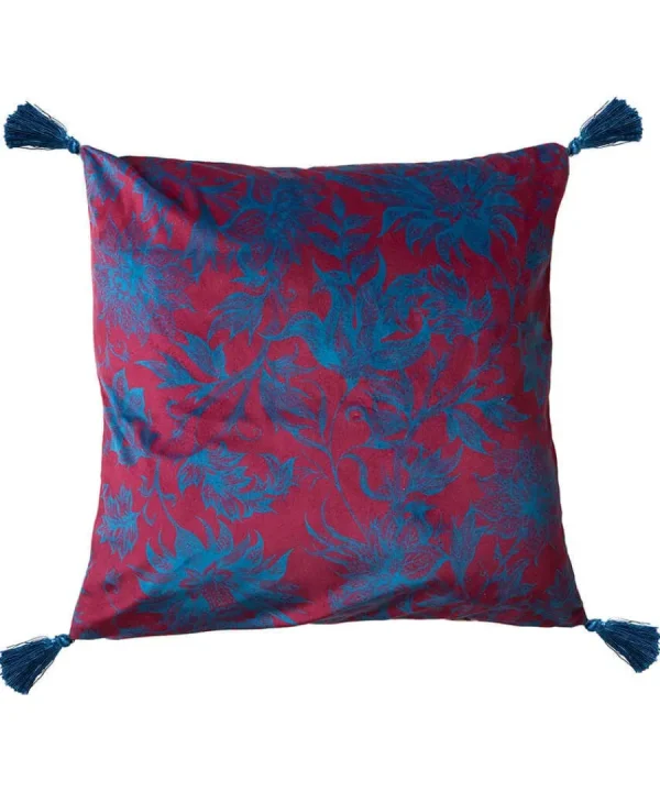 Fashion Joe Browns Cherished Chinoiserie Reversible Cushion Blue / Berry
