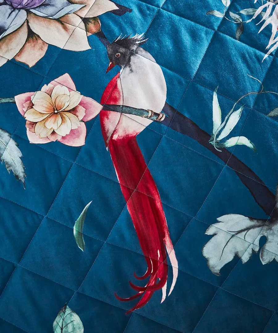 cherished_chinoiserie_rev_3.webp New Joe Browns Cherished Chinoiserie Reversible Bedspread Ink