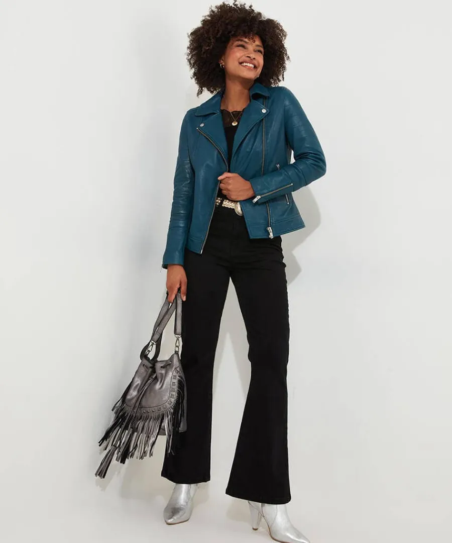 classic_leather_biker_jac_1.webp Online Joe Browns Classic Leather Biker Jacket Blue