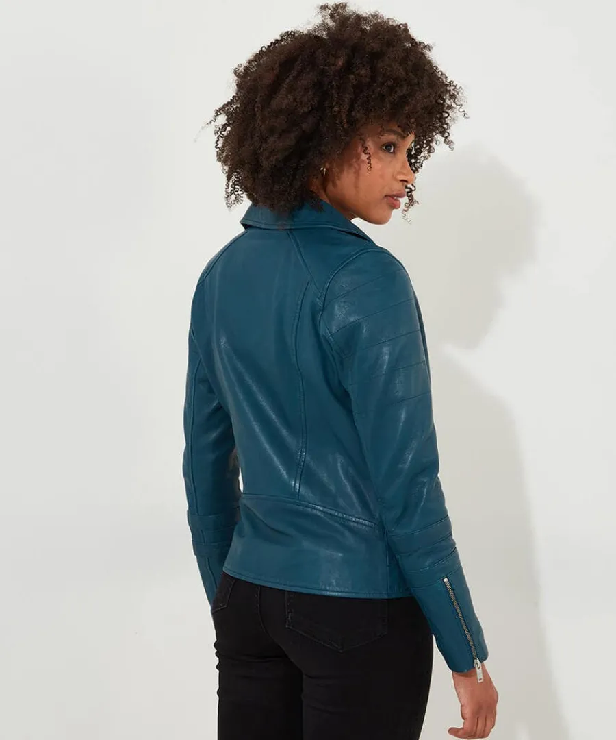 classic_leather_biker_jac_3.webp Online Joe Browns Classic Leather Biker Jacket Blue