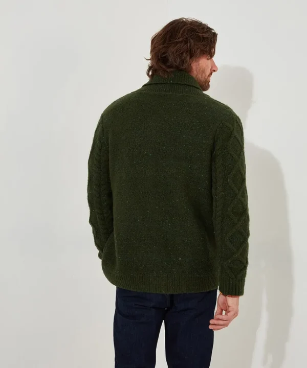 Online Joe Browns Cool In Cable Cardigan Green