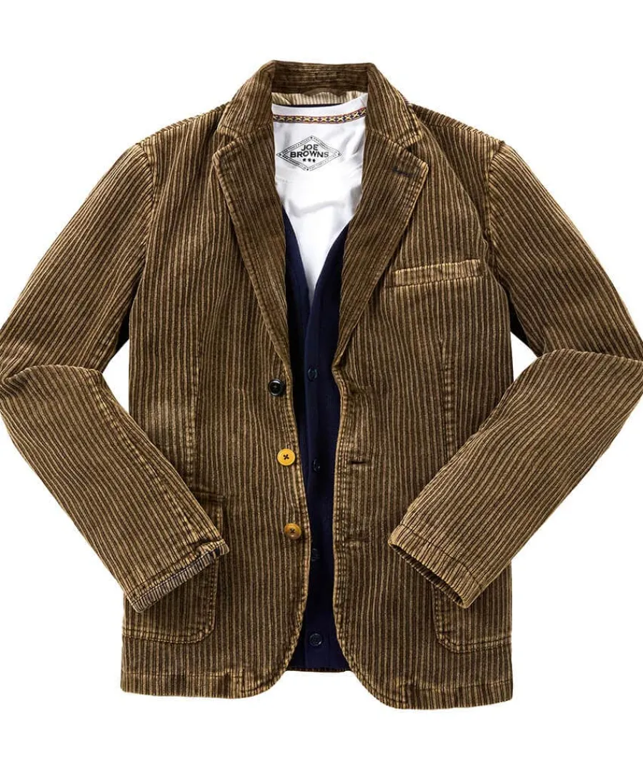 cool_in_cord_blazer_0.webp Best Sale Joe Browns Cool In Cord Blazer Brown