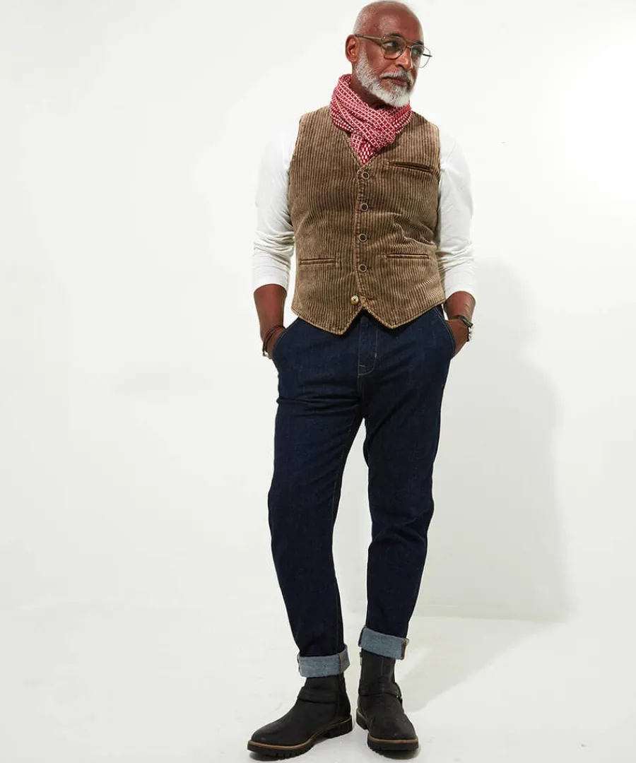 cord_waistcoat_1.webp Best Sale Joe Browns Cord Waistcoat Tan