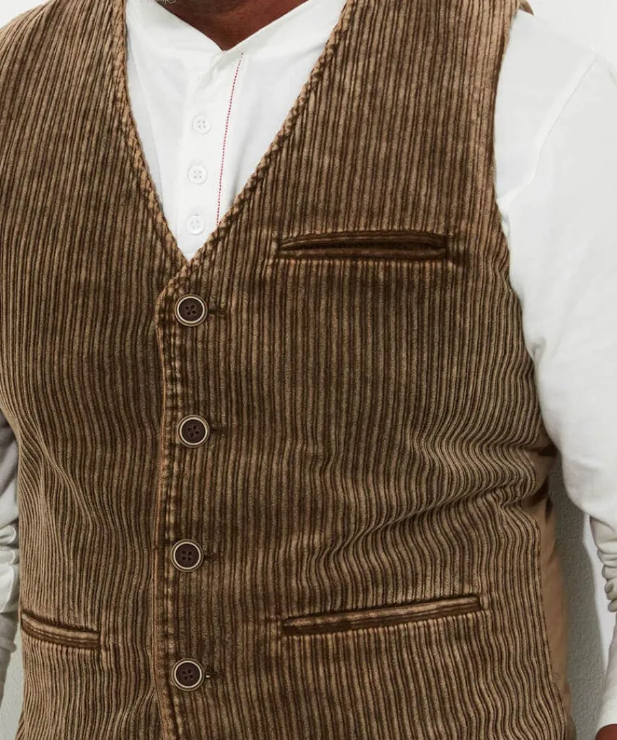 cord_waistcoat_4.webp Best Sale Joe Browns Cord Waistcoat Tan