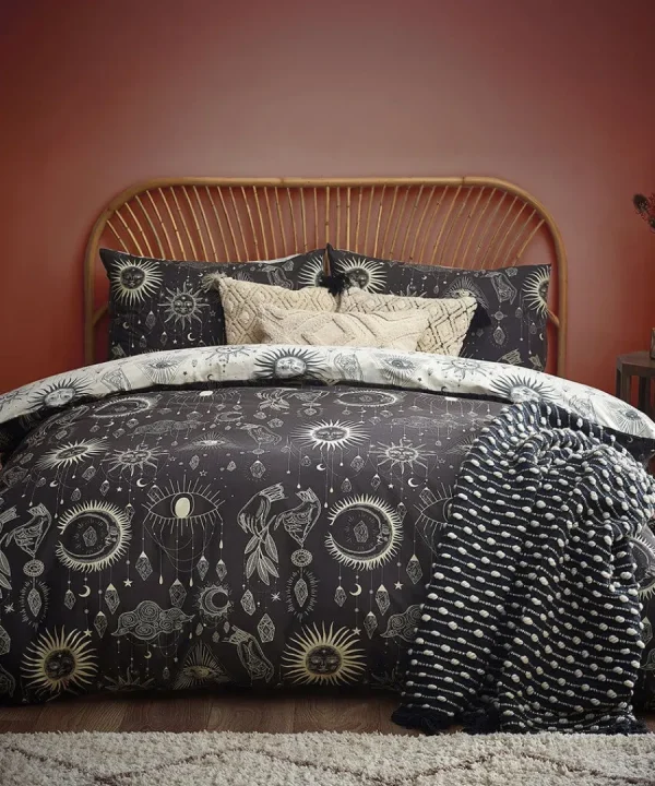 Shop Joe Browns Cosmic Comfort Reversible Duvet Set Black