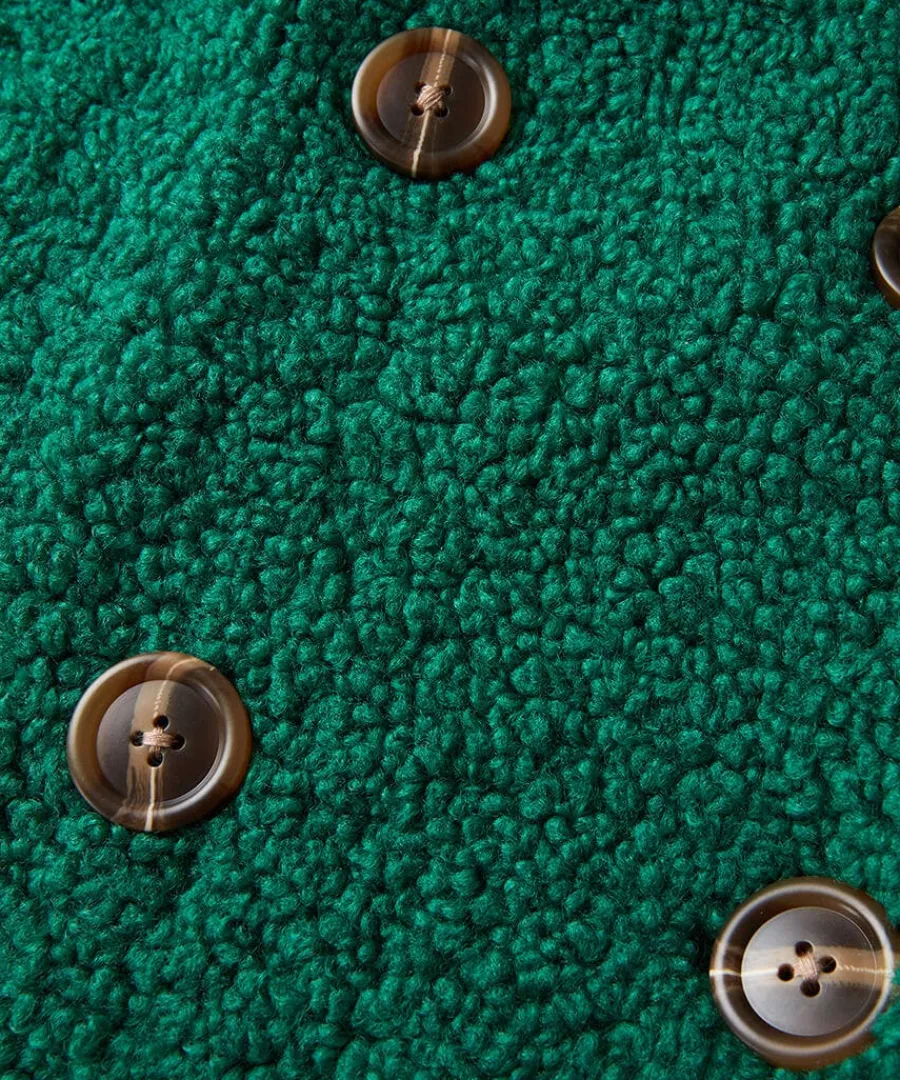 cosy_and_cute_teddy_jacke_4.webp Cheap Joe Browns Cosy And Cute Teddy Jacket Green / Ochre