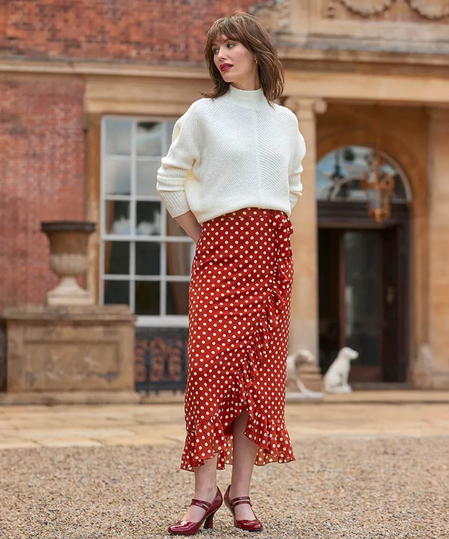 crossing_the_road_skirt_1.webp Shop Joe Browns Crossing The Road Skirt Red