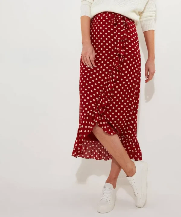 Shop Joe Browns Crossing The Road Skirt Red