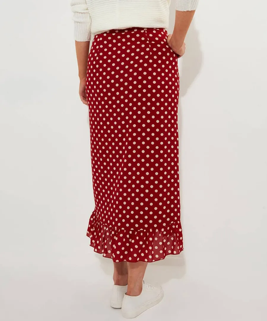 crossing_the_road_skirt_3.webp Shop Joe Browns Crossing The Road Skirt Red