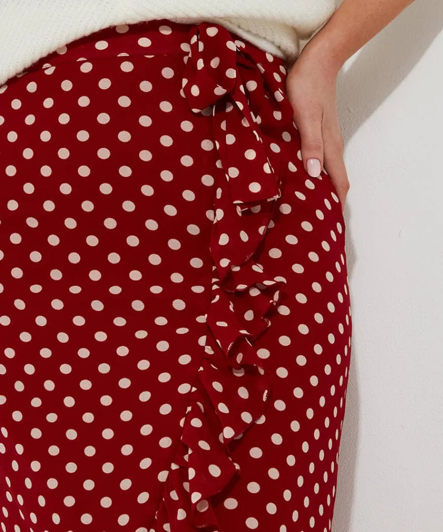 crossing_the_road_skirt_4.webp Shop Joe Browns Crossing The Road Skirt Red