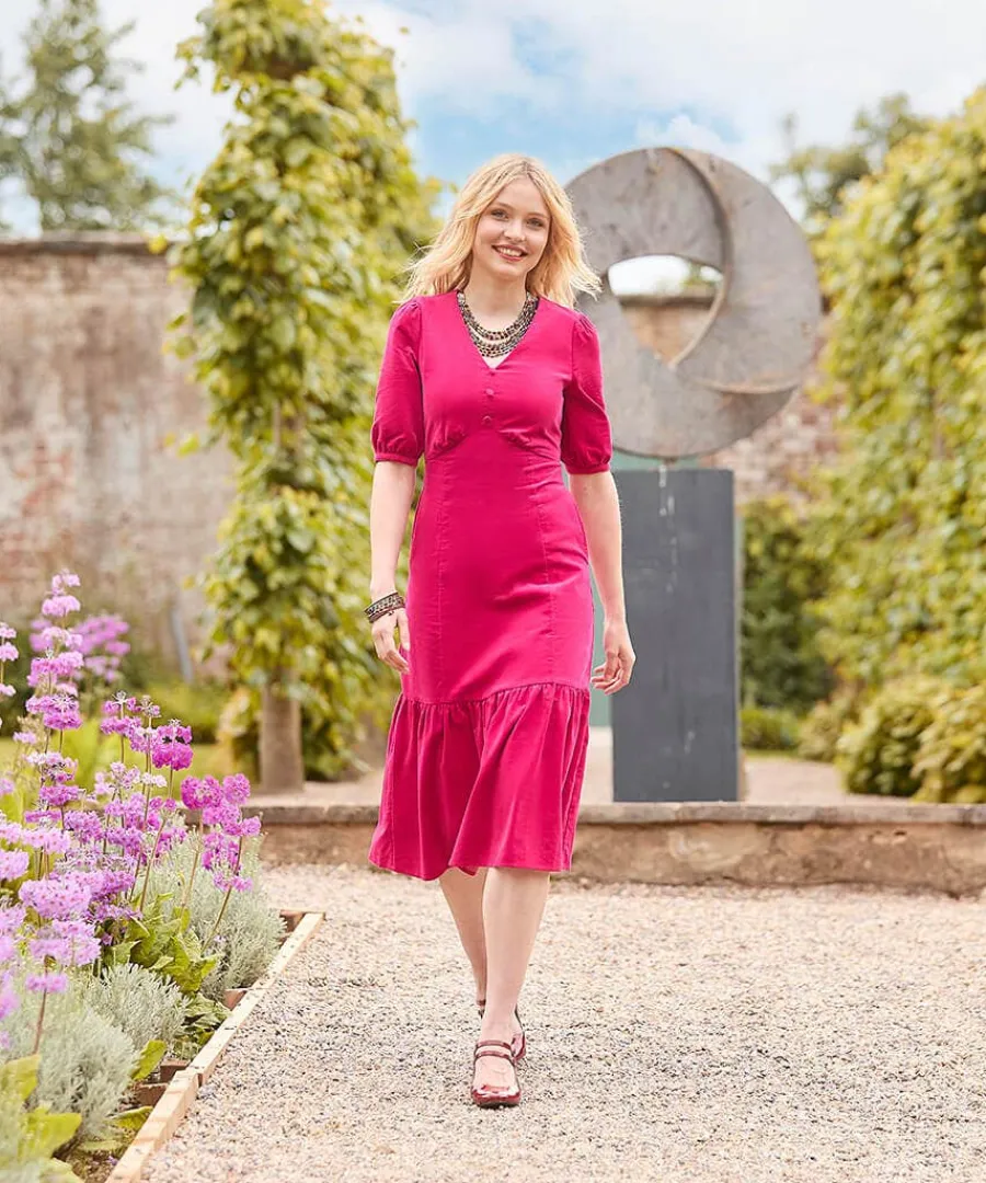 curiously_cord_dress_5.webp Fashion Joe Browns Curiously Cord Dress Pink
