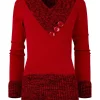 Cheap Joe Browns Curiously Cosy Knit Red / Black