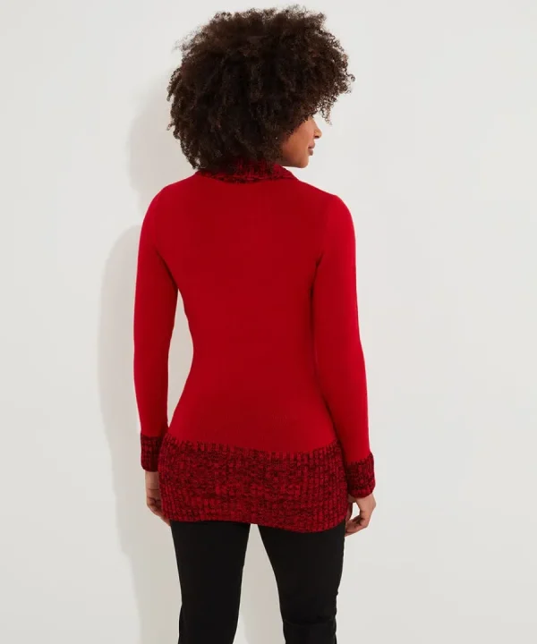 Cheap Joe Browns Curiously Cosy Knit Red / Black
