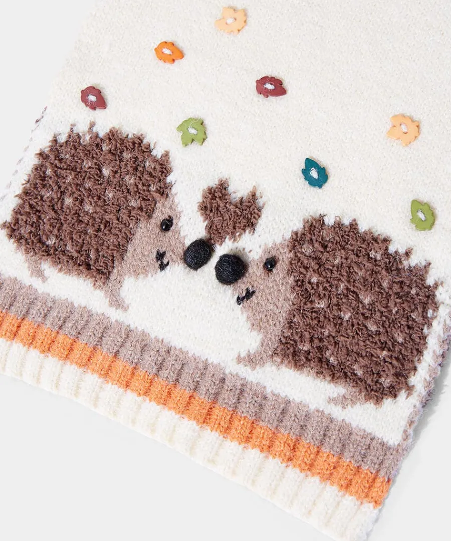 cute_little_hedgehogs_sca_2.webp Flash Sale Joe Browns Cute Little Hedgehogs Scarf Multi