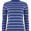 Outlet Joe Browns Darcie Striped Roll Neck Top Blue