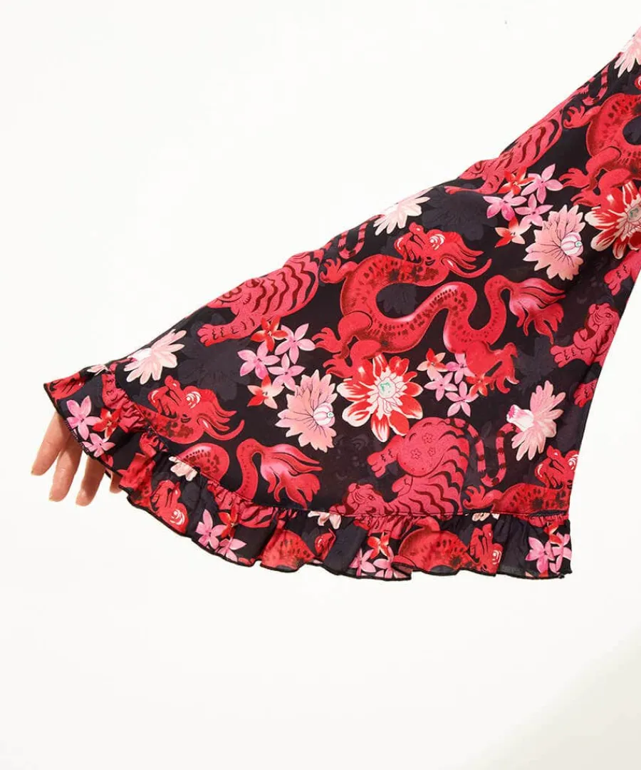 daring_dragon_dressing_go_4.webp Best Sale Joe Browns Daring Dragon Dressing Gown Pink