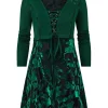 Discount Joe Browns Darling Devore Tunic Emerald