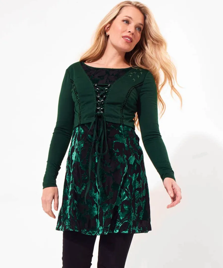 darling_devore_tunic_1.webp Discount Joe Browns Darling Devore Tunic Emerald
