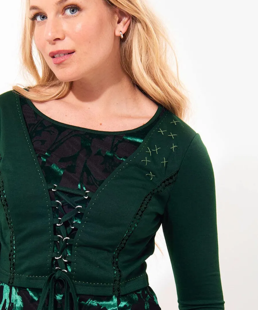 darling_devore_tunic_2.webp Discount Joe Browns Darling Devore Tunic Emerald