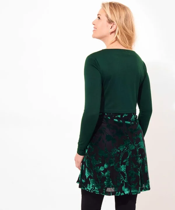 Discount Joe Browns Darling Devore Tunic Emerald