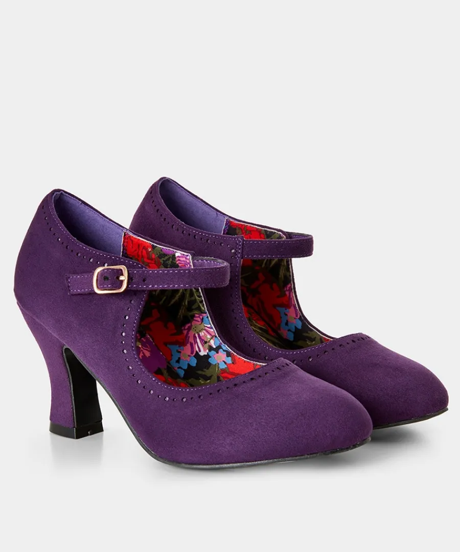 day_dreaming_vintage_styl_2.webp Sale Joe Browns Day Dreaming Vintage Style Shoes Aubergine