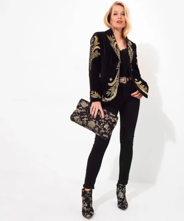 Cheap Joe Browns Decadent Drama Embroidered Boutique Jacket Black