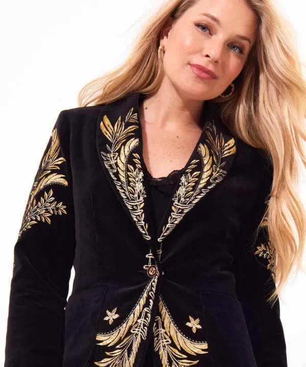 Cheap Joe Browns Decadent Drama Embroidered Boutique Jacket Black