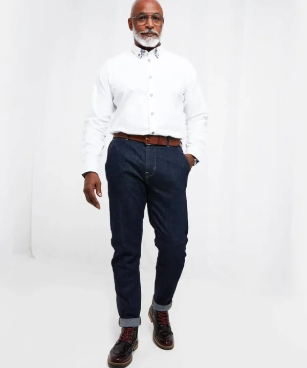 Store Joe Browns Delightful Double Collar Shirt White