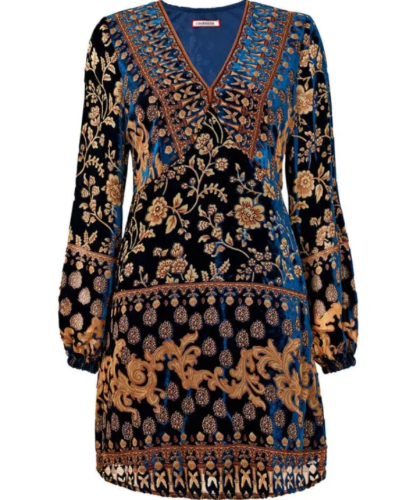 Online Joe Browns Destiny Devore Tunic Midnight Blue