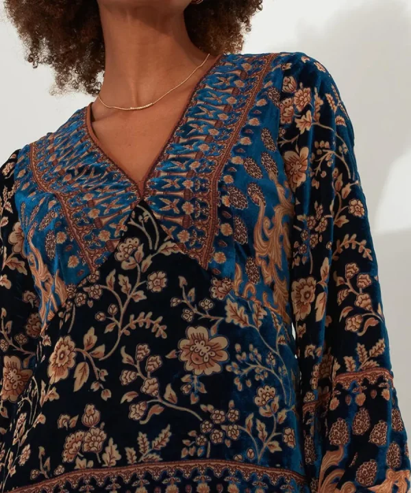 Online Joe Browns Destiny Devore Tunic Midnight Blue