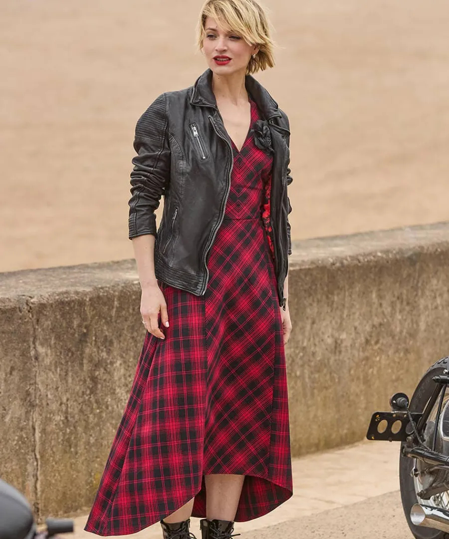 dixie_check_dress_with_co_1.webp Online Joe Browns Dixie Check Dress With Corsage Red