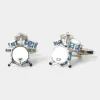 Cheap Joe Browns Drumkit Cufflinks Blue Multi