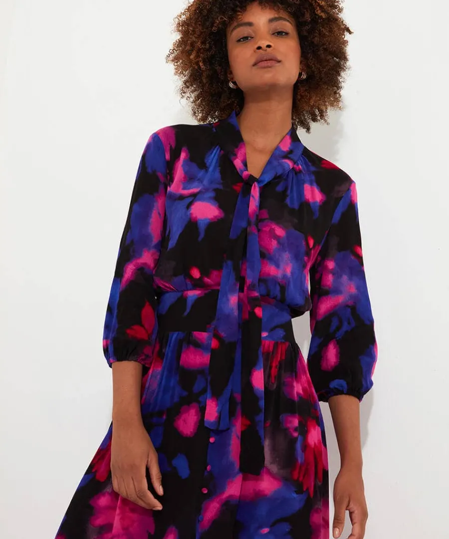 emelda_printed_dress_3.webp Cheap Joe Browns Emelda Printed Dress Pink