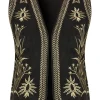 Shop Joe Browns Enchanting Embroidered Waistcoat Black