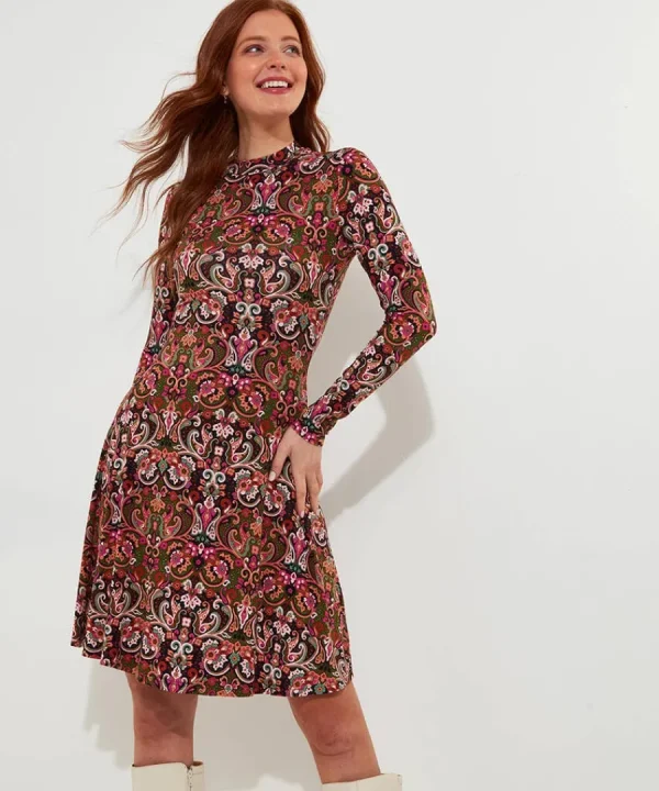 New Joe Browns Enchanting Jersey Dress Multi