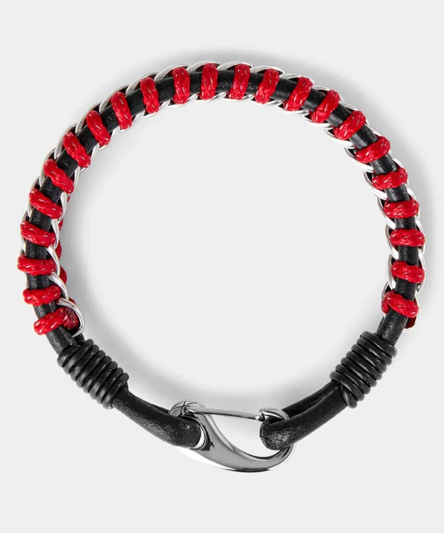 entwined_leather_cord_bra_0.webp Cheap Joe Browns Entwined Leather Cord Bracelet Black Multi