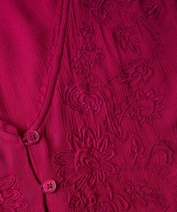 Sale Joe Browns Ever So Pretty Embroidered Tunic Top Pink