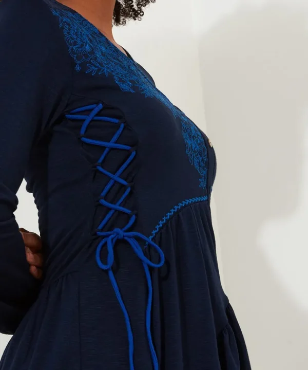 Shop Joe Browns Exquisite Embroidered Tunic Navy
