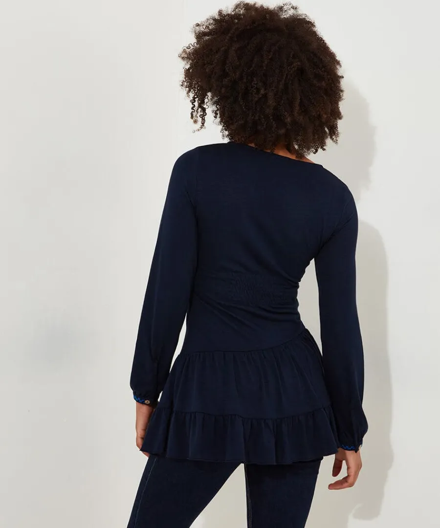 exquisite_embroidered_tun_3.webp Shop Joe Browns Exquisite Embroidered Tunic Navy