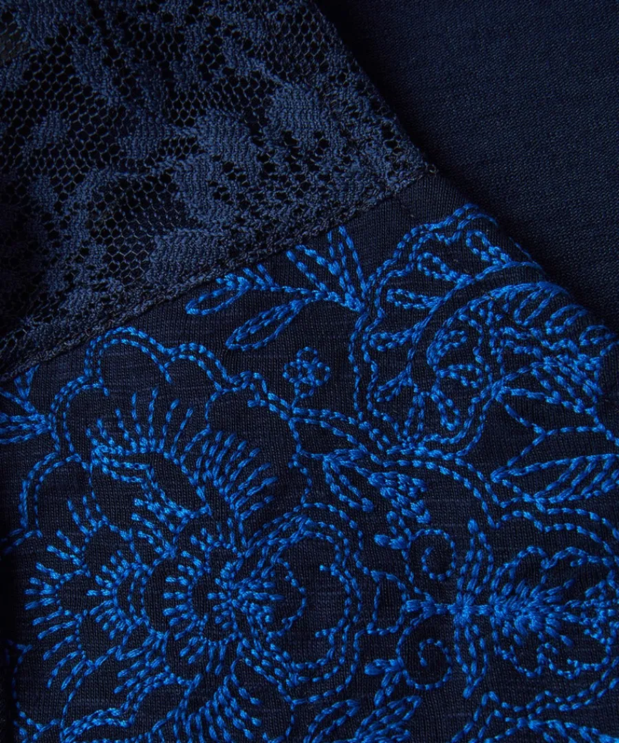 exquisite_embroidered_tun_4.webp Shop Joe Browns Exquisite Embroidered Tunic Navy