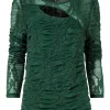 Cheap Joe Browns Fabulous Cut Out Detail Top Forest Green