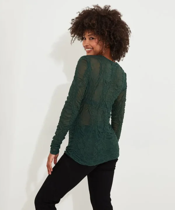 Cheap Joe Browns Fabulous Cut Out Detail Top Forest Green