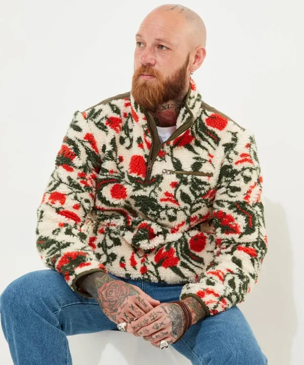 Sale Joe Browns Fabulous Floral Fleece Cream