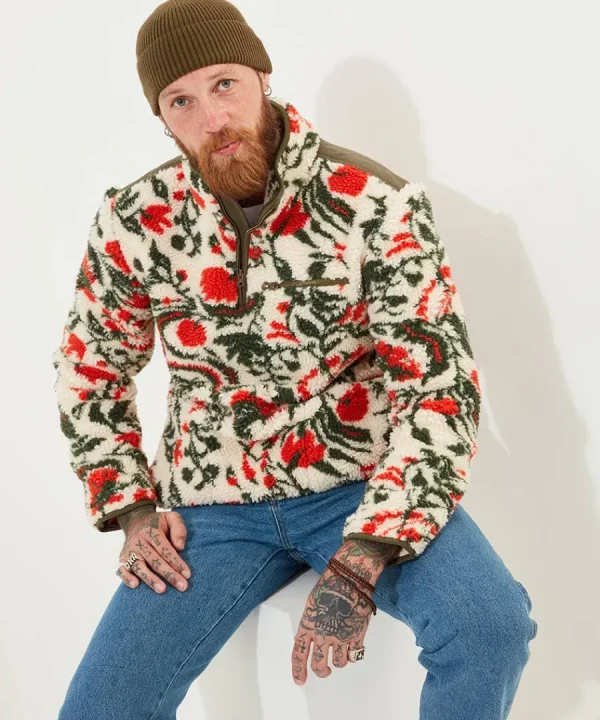 Sale Joe Browns Fabulous Floral Fleece Cream