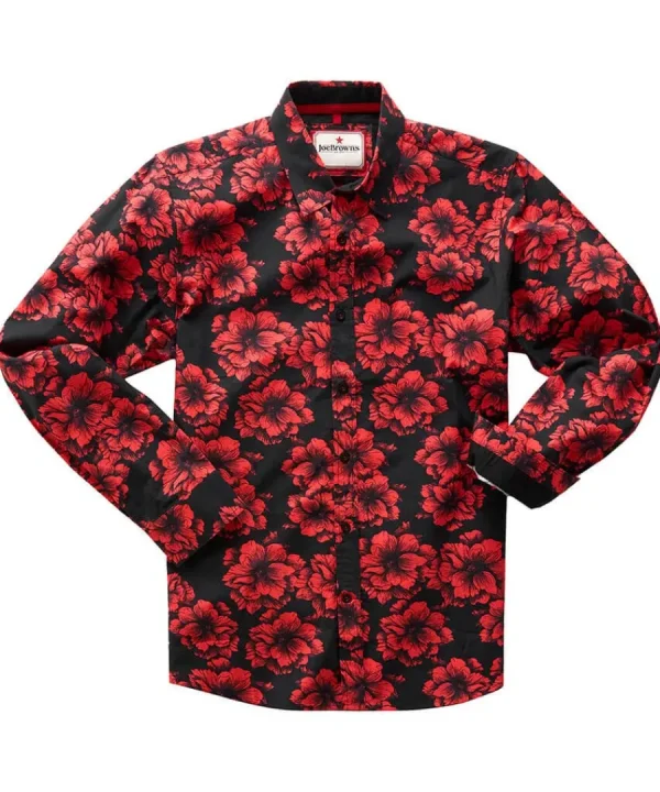 Online Joe Browns Fabulous Floral Shirt Black
