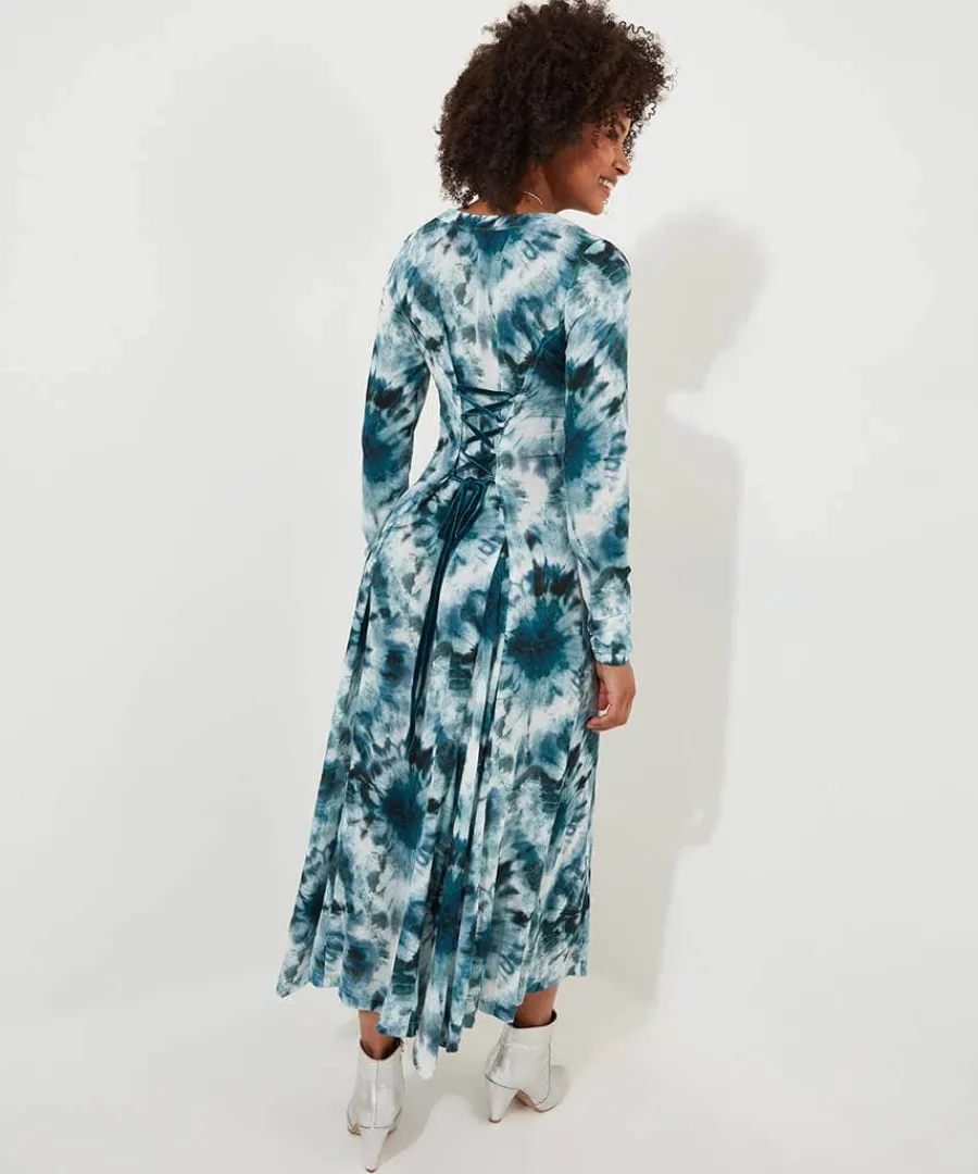 fabulously_flattering_dre_3.webp Best Sale Joe Browns Fabulously Flattering Dress Blue