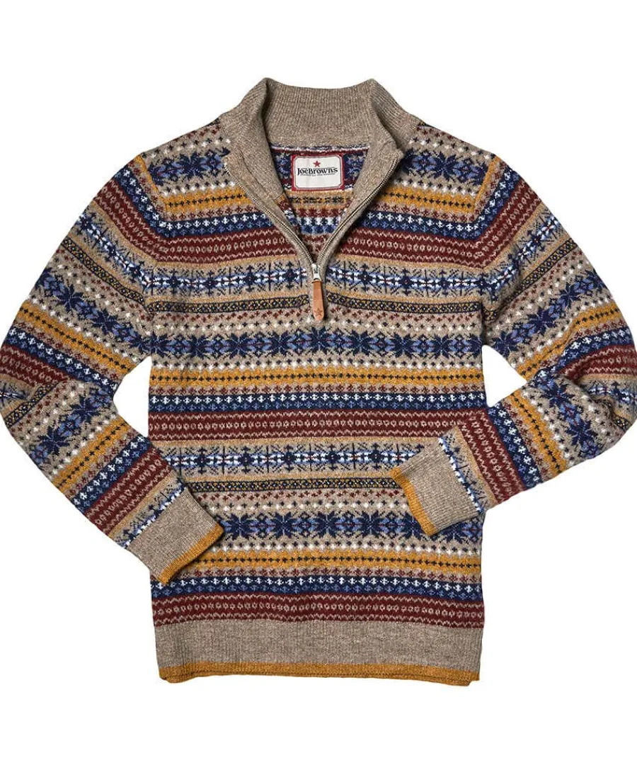 fairisle_funnel_0.webp Fashion Joe Browns Fairisle Funnel Multi