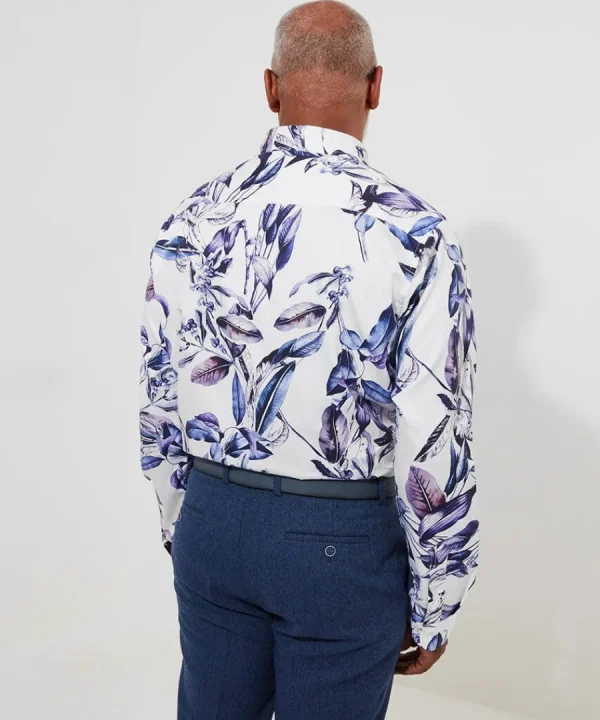 Clearance Joe Browns Fantastic Floral Shirt Purple