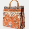 Outlet Joe Browns Fascinating Bamboo Carpet Bag Orange